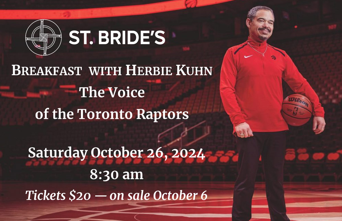 herbie kuhn breakfast speaker at st. brides on Oct. 26 8:30am